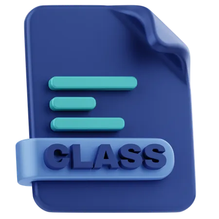 Class File  3D Icon