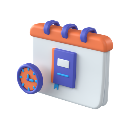 Class Schedule  3D Icon