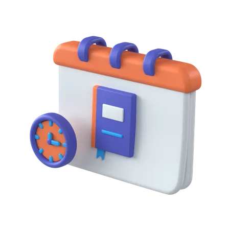 Class Schedule  3D Icon