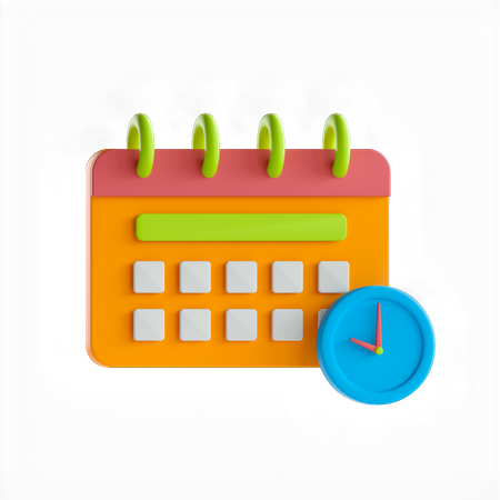 Class Timetable  3D Icon