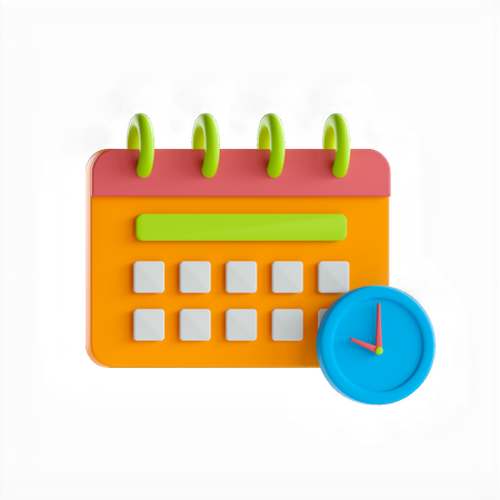 Class Timetable 3D Icon