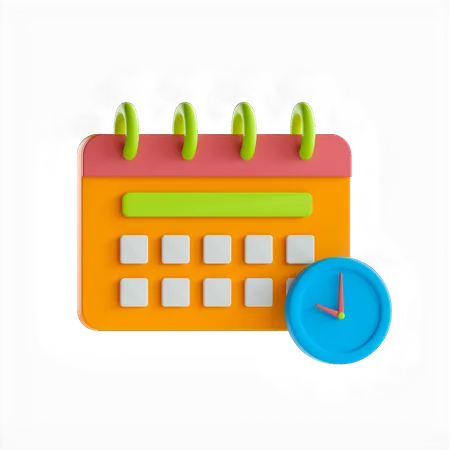 Class Timetable  3D Icon