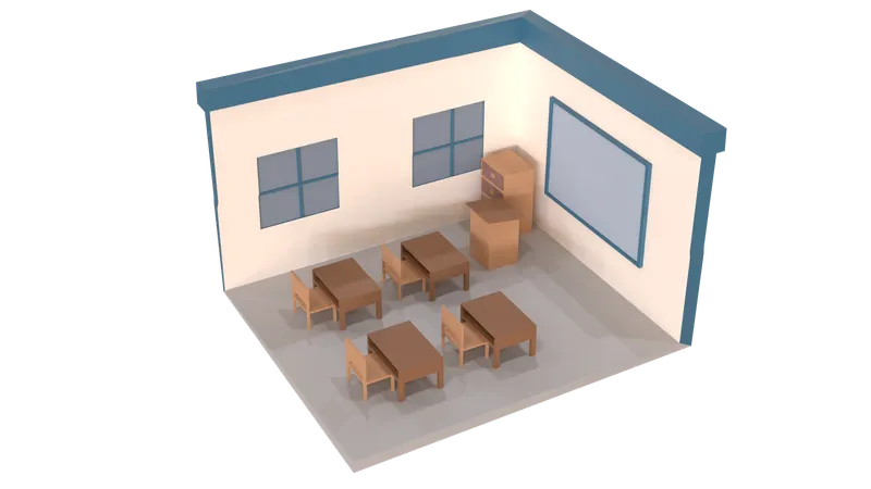 Salle de classe  3D Icon