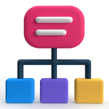 Classification  3D Icon