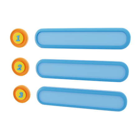 Classement  3D Icon