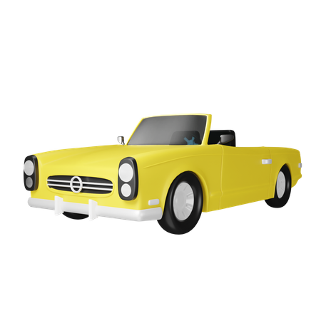 Classic Car  3D Icon