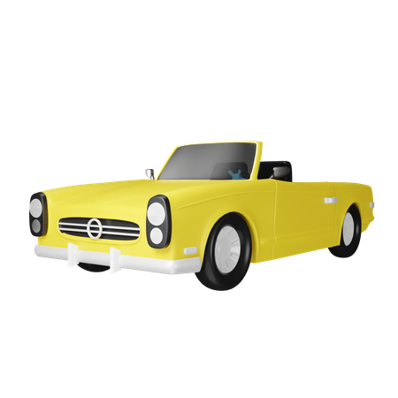 Classic Car  3D Icon