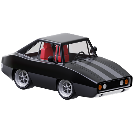 Classic Dodge Charger  3D Icon