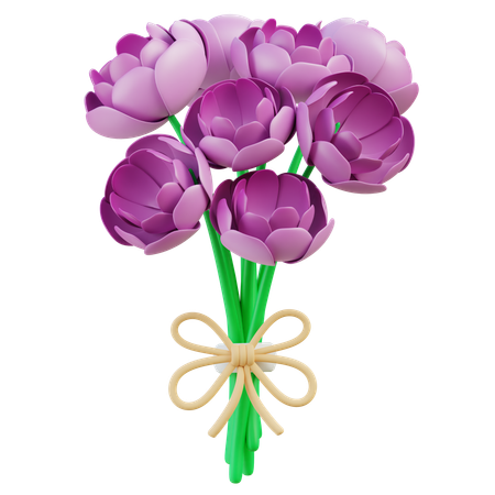 Classic Magnolia bouquet  3D Icon