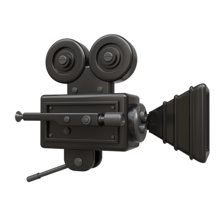 Classic Movie Camera  3D Icon