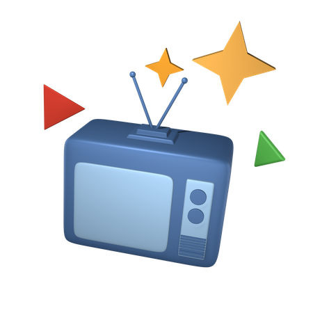 클래식 TV  3D Icon