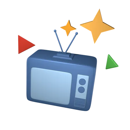 클래식 TV  3D Icon