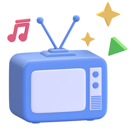 Classic tv  3D Icon