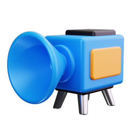 Classic Video Camera  3D Icon