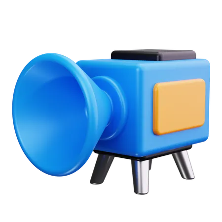 Classic Video Camera  3D Icon