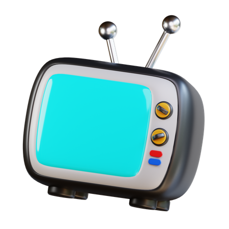 Televisão clássica  3D Icon