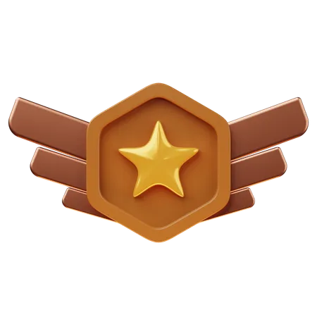 Classificação bronze  3D Icon