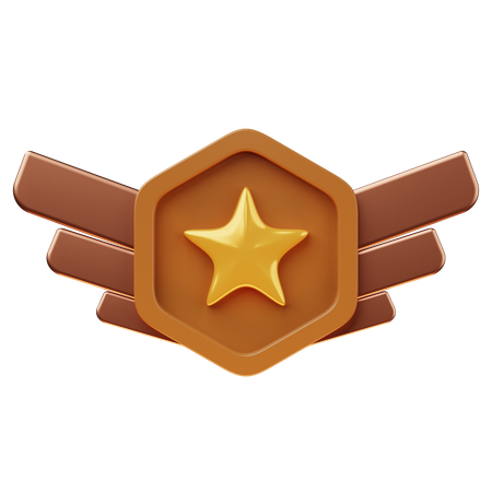 Classificação bronze  3D Icon