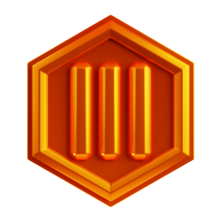Classificação Bronze Pneu 3  3D Icon