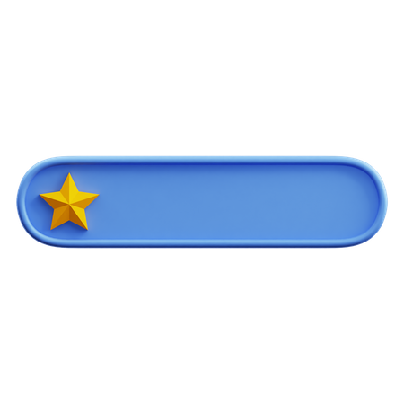 Uma das cinco estrelas  3D Icon