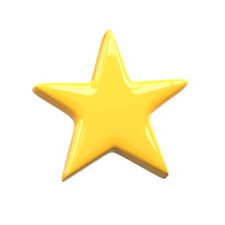 Avaliação de 1 estrela  3D Icon