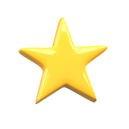 Avaliação de 1 estrela  3D Icon