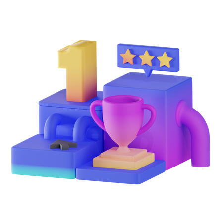 Classificação de campeão  3D Icon