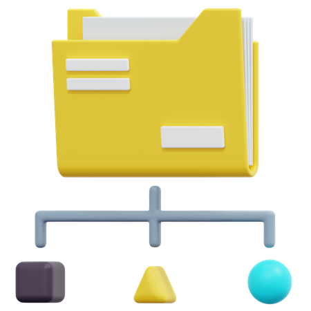 Classificação de dados  3D Icon