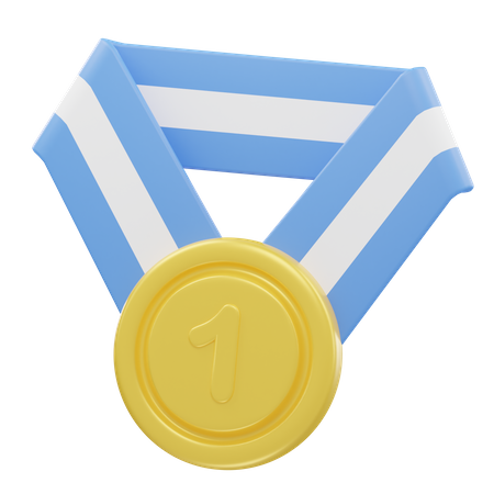 Medalha Classificação 1  3D Icon