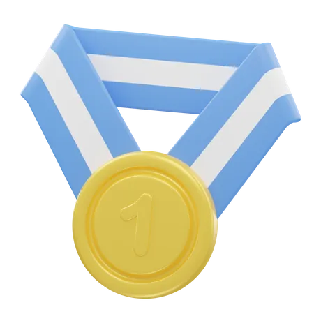 Medalha Classificação 1  3D Icon