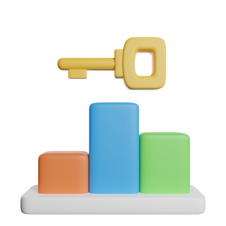 Classificação de palavras-chave  3D Icon