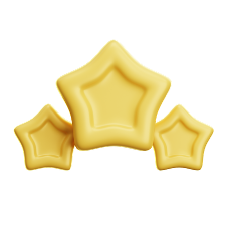 Estrelas de classificação  3D Icon