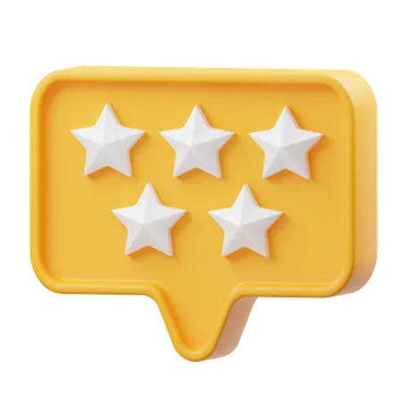 Estrelas de classificação  3D Icon