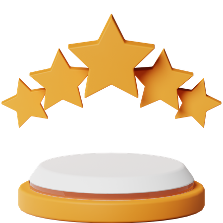 Estrelas de classificação  3D Icon