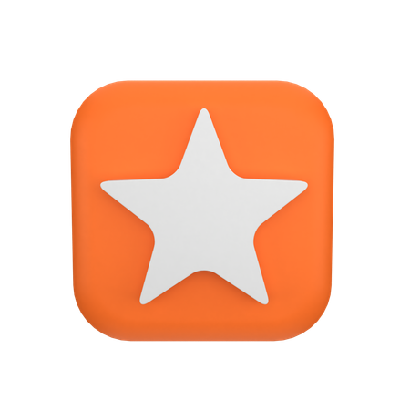 Classificação por estrelas  3D Icon