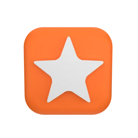 Classificação por estrelas  3D Icon