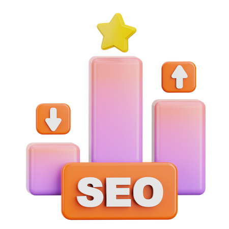 Classificação seo  3D Icon