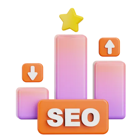 Classificação seo  3D Icon