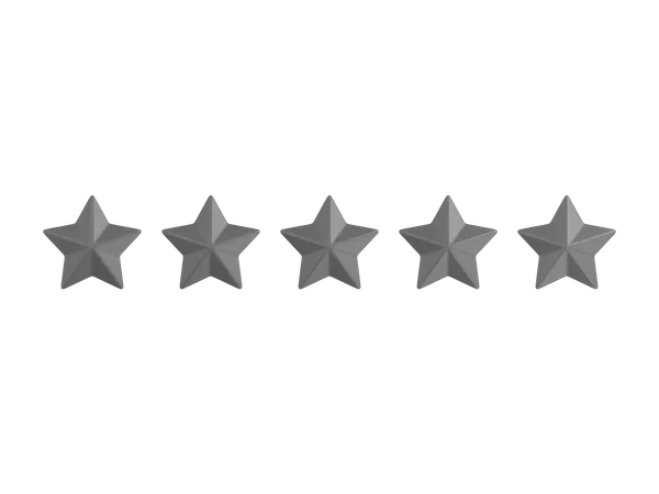 Classificação zero estrelas  3D Icon