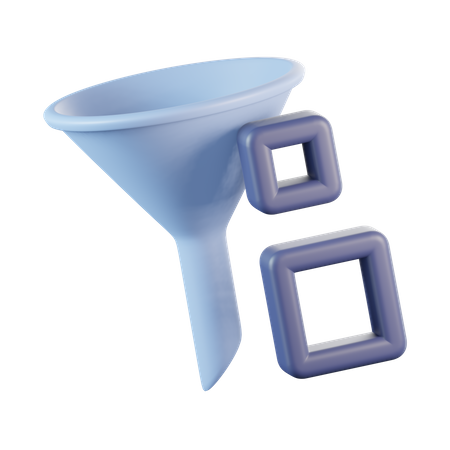 Classificar grande para pequeno em ordem crescente  3D Icon