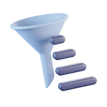 Classificar o texto em ordem crescente de curto a amplo  3D Icon