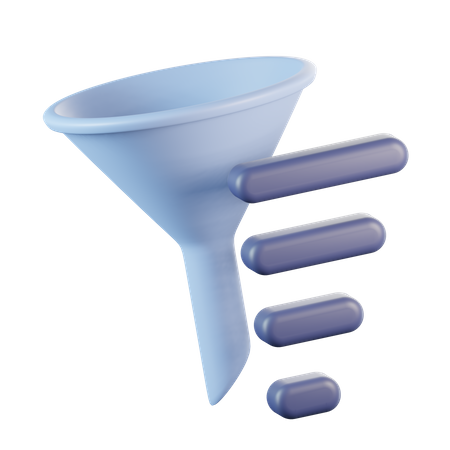Classificar texto curto a largo em ordem decrescente  3D Icon