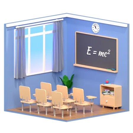 Classroom  3D Icon