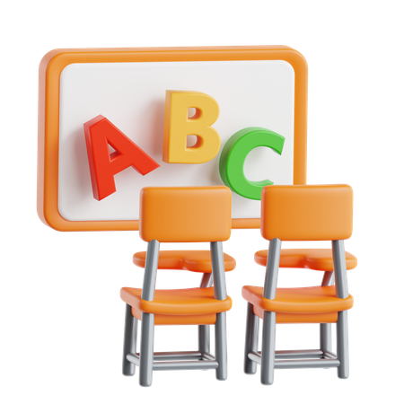 Classroom  3D Icon