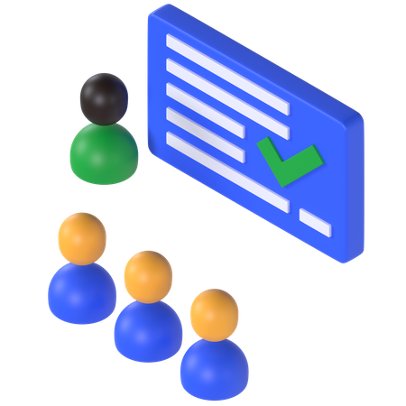 Classroom  3D Icon