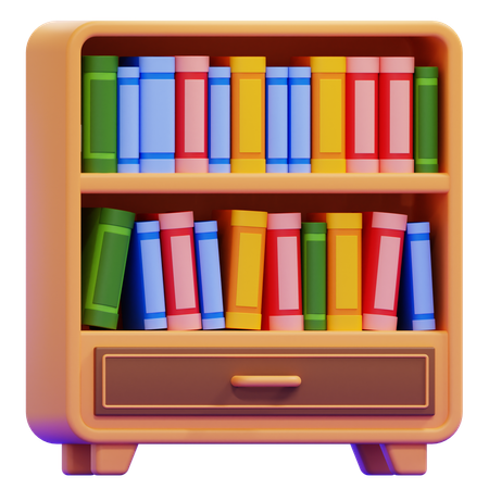 Classroom Bookshelf  3D Icon