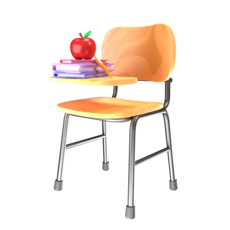 Classroom chair  3D Icon