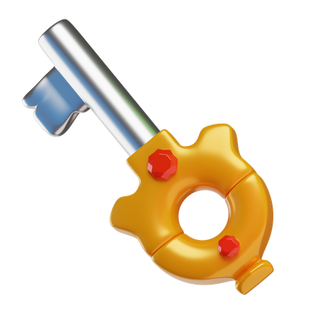 Llave  3D Icon