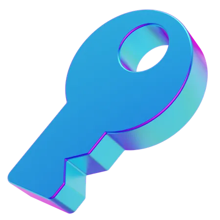 Llave  3D Icon