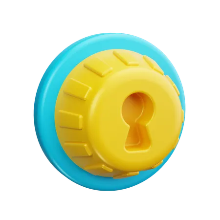 Llave  3D Icon